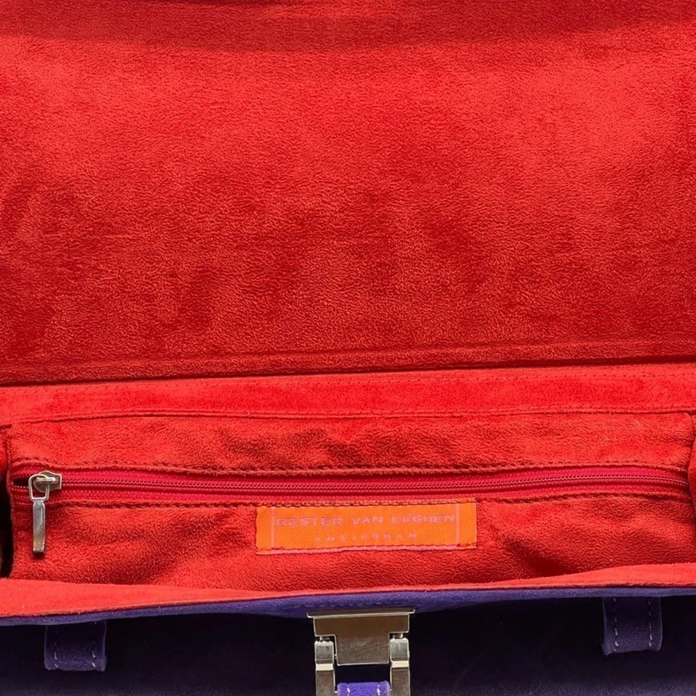 HESTER VAN EEGHEN women’s purple accordion limited edition purse from Amsterdam - Picture 8 of 16